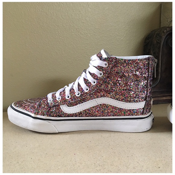 VANS CHUNKY GLITTER SK8-HI REISSUE - Picture 2 of 11